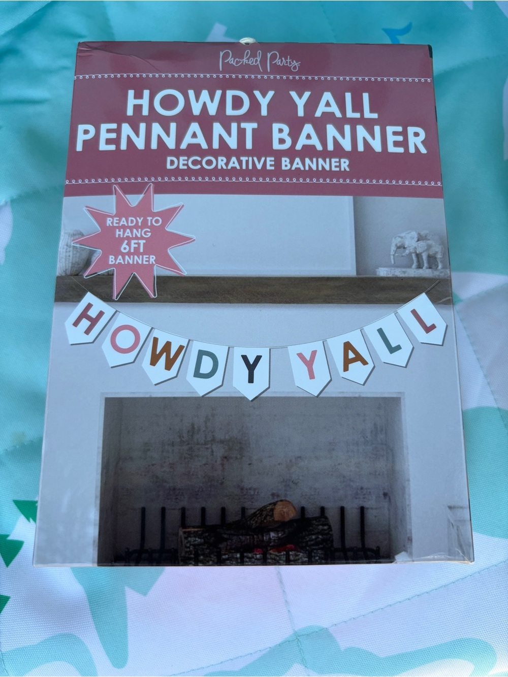 Packed Party Howdy Y'all Pennant Banner